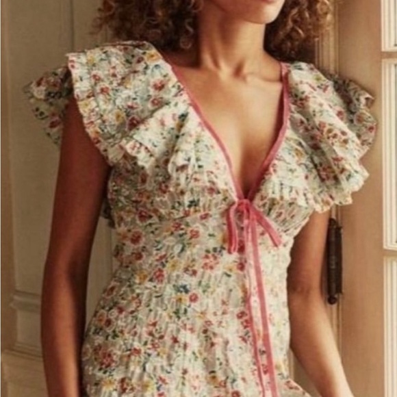 NWT Doen Audette Dress Sunrise Blossom XS - Picture 2 of 4